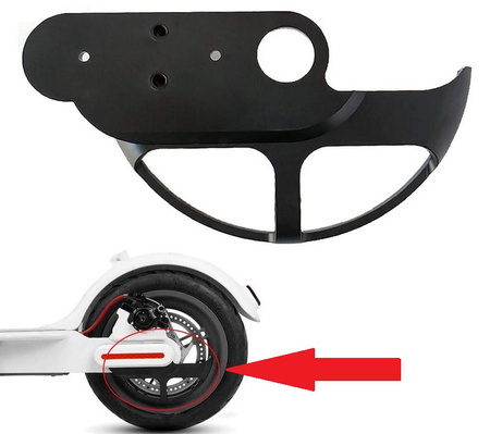 Osłona tarczy hamulcowej do Xiaomi M365 / PRO / PRO 2 / 1S / Essential - CZARNY