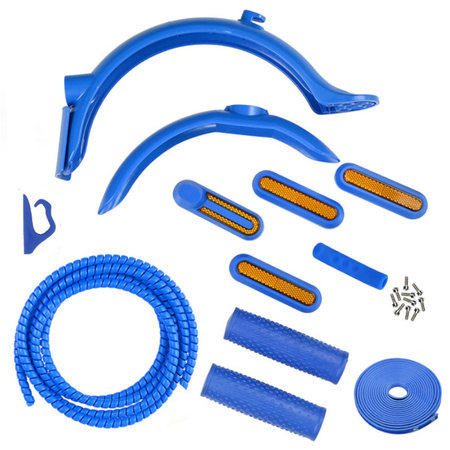 Niebieski zestaw do personalizacji hulajnóg Xiaomi M365 / M365 PRO / PRO 2 / 1S / Essential / Mi 3