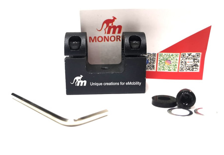 Uchwyt Błotnika MONORIM FS adapter podkładka Xiaomi M365 / PRO / PRO 2 / 1S / Essential / Mi 3 - CZARNY