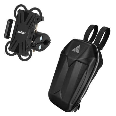 Zestaw Duża torba sakwa 5L + Uniwersalny uchwyt na telefon do hulajnogi elektrycznej