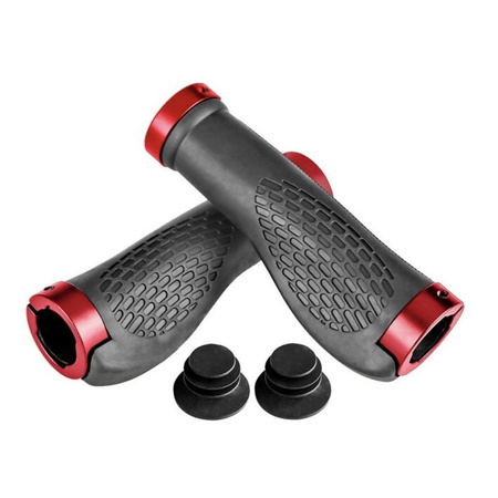 Gripy Black+Red do hulajnóg i rowerów elektrycznych