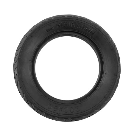 Opona Bezdętkowa Pełna 200x60 RISINGSUN do Techlife X5, X5s / Vsett 8, 8+ / Hiley Tiger 8