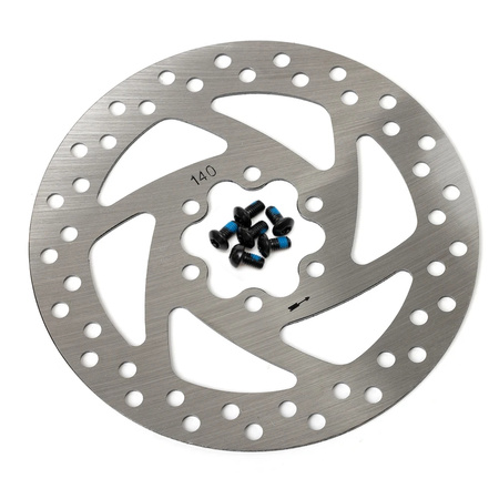 Kompletny Zestaw 2x Klocki Hamulcowe + Tarcza Hamulcowa 140 mm do KuKirin G2 MAX