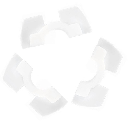 3x Podkładka kasująca luzy mechanizmu składania do Xiaomi M365 / M365 PRO - BIAŁY