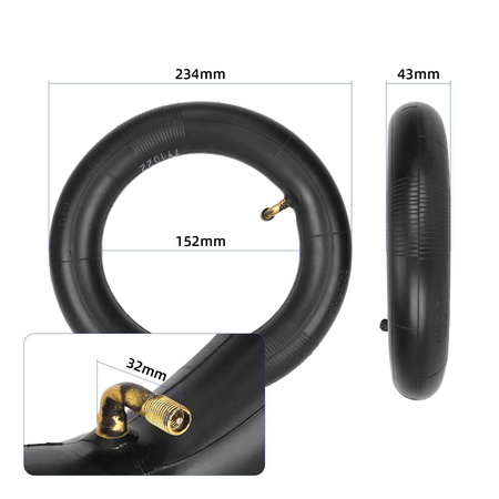 Zestaw 2x Dętka 10x2.5" Wentyl 90/90 do Techlife X7 / Kugoo M4 / KuKirin G2 Master / G2 MAX / G3 PRO