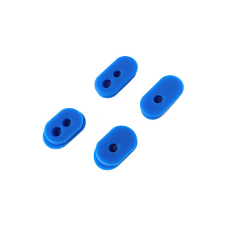 4x Niebieska guma zaślepka przewodów do Xiaomi M365 / M365 PRO / PRO 2 / 1S / Essential / Mi3
