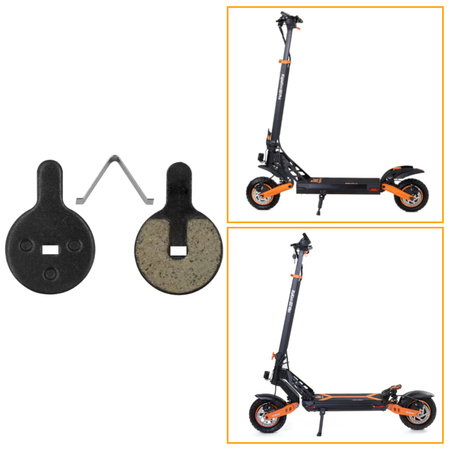 Zestaw 2x Klocki Hamulcowe do KuKirin G2 PRO, G2 MAX / Kugoo G-Booster, G2 PRO