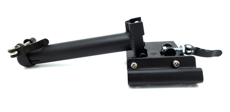 Amortyzowane siodełko do Xiaomi M365 / 1S / Essential / Mi 3 / Fiat 500 - Czarny, czerwony