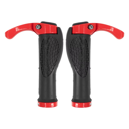 Gripy (chwyty) z rogami - black/red