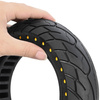 Opona półpełna 10x2.5" Yellow Dot do Ninebot Max G30 / Motus Scooty 10