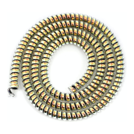 Spiralna Osłona Kabli do Hulajnogi Elektrycznej - Złoty Połysk