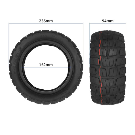 Opona 90/55-6 Bezdętkowa Terenowa do Kugoo G2 MAX / KuKirin M5 PRO (tył)