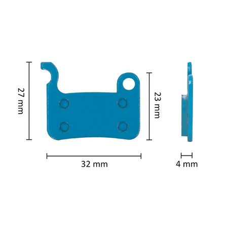 Klocki Hamulcowe Cermiczne do Xiaomi Mi3 / Xiaomi 4 PRO / Joyor Y6-S (przód) / Zacisk Xtech HB100