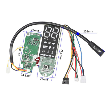 Wyświetlacz Sterownik z Modułem Bluetooth do Ninebot F2 / F2 Plus / F2 Pro