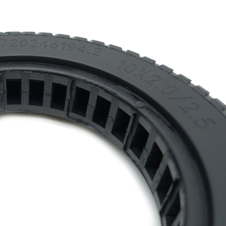 2x OPONA 10x2/2.5 Bezdętkowa Półpełna do Xiaomi M365 / PRO 2 / 1S / Mi 3