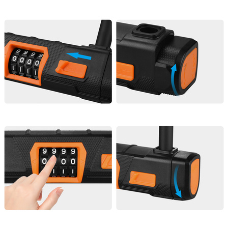 Uniwersalne zabezpieczenie U-Lock do hulajnóg elektrycznych