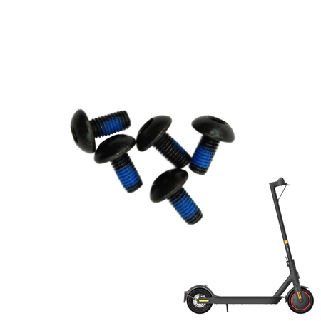 5x Śruba do tarczy hamulcowej do Xiaomi M365 / PRO / PRO 2 / 1S / Essential / Mi3 - kolor CZARNY