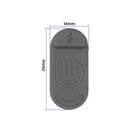 Pokrywa Zaślepka Portu Ładowania do Xiaomi 4 Lite (2nd Gen) - Szary