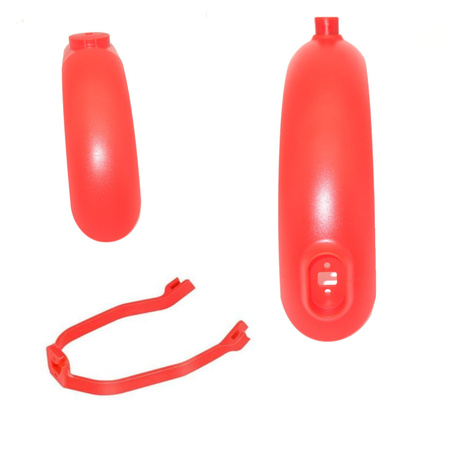 ZESTAW Błotniki + Wspornik tylnego błotnika do Xiaomi M187 / M365 / M365 PRO – CZERWONE