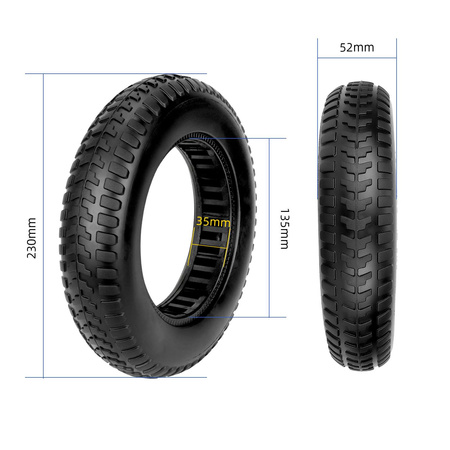 2x Opona 10x2'' (10x2.15") Półpełna Bezdętkowa do Xiaomi M365 / PRO / PRO 2 / 1S / Essential