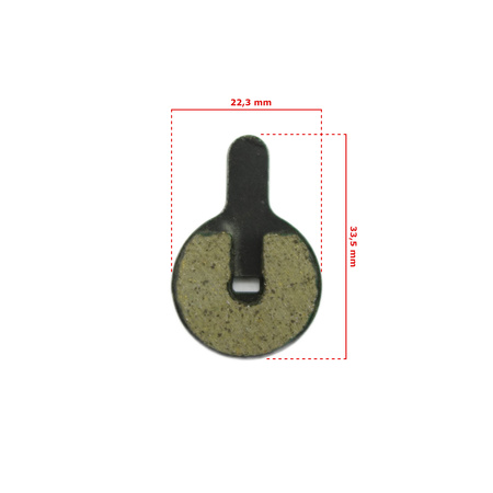 Komplet Metaliczne Klocki Hamulcowe do KuKirin G2 PRO / G2 MAX / Kugoo G2 PRO