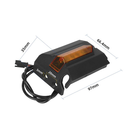 Lewe Tylne Światło Boczne LED do KuKirin G2 PRO 2024