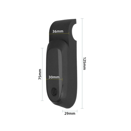 Etui silikon case na wyświetlacz do Ninebot F20 / F25 / F30 / F40 - kolor Czarny