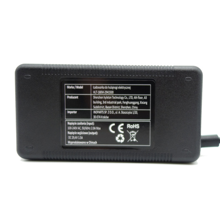 Szybka Ładowarka 29,4V 1,5A do Roweru Elektrycznego / Hulajnogi Motus Scooty 6.5