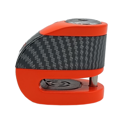 Zabezpieczenie Disc Lock z Alarmem ZOVII ZS6 - Fluo Orange