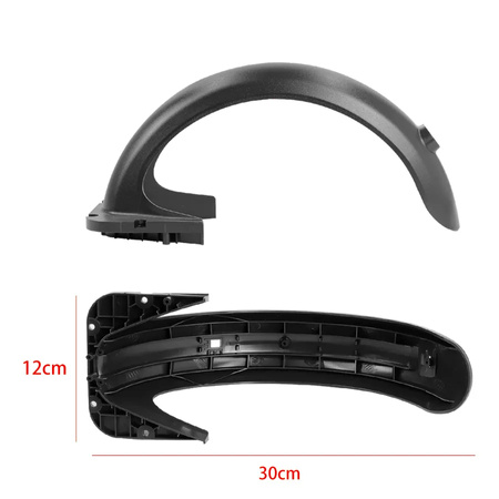 Błotnik Tylny do Ninebot Max G30 / Motus Scooty 10 / Frugal Power (CZARNY)