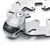 Zabezpieczenie Disc Lock z Alarmem ZOVII ZD6 - Brushed Metal