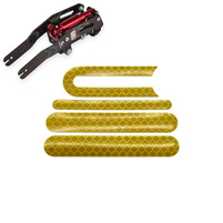 Żółte naklejki odblaskowe do zawieszenia przedniego Monorim M0 / M1 / ME / MX0 / MX1 / MXE