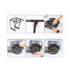 Metalowy Bagażnik ULIP do Hulajnogi Ninebot Max G30 / Motus Scooty 10