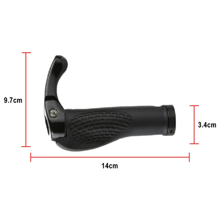 Gripy (chwyty) z rogami - black/black