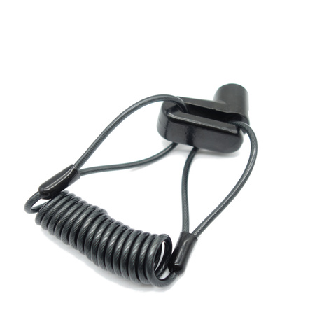 Zabezpieczenie antykradzieżowe z czarną linką do Xiaomi M365 / PRO / PRO 2 / 1S / Essential - CZARNY