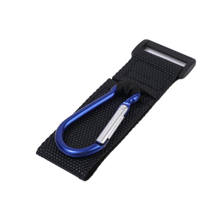 Uchwyt, zaczep, karabińczyk na kierownice hulajnogi - Ciemny Niebieski