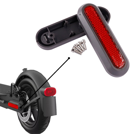 Czerwone Pokrywy odblaskowe osłony maskownice śrub do Xiaomi PRO 2 / 1S / Essential