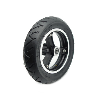 Koło przednie z oponą pełną do Kugoo M4 / M4 PRO (zestaw: opona pełna 10x2.5", felga skręcana 6")