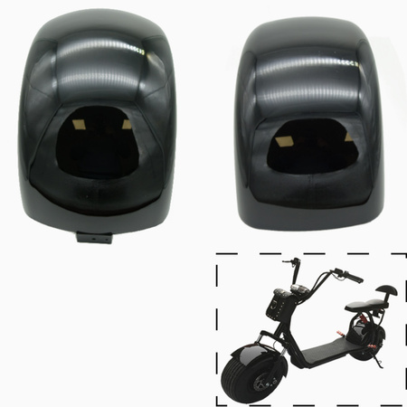 Błotnik przód + tył (zestaw) do Bili City Coco - kolor CZARNY