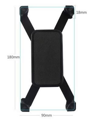 Uchwyt na telefon do Xiaomi M365 / PRO / PRO 2 / 1S / Essential / Mi 3 - Czarny