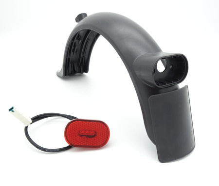 Kompletny zestaw błotnik tył + hak + światło + tablica do Xiaomi PRO 2 / 1S