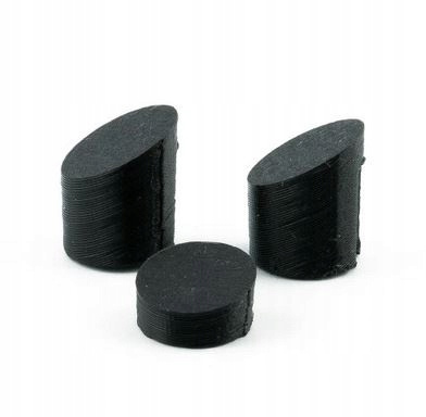 Gumowe zaślepki śrub tylnego błotnika do Xiaomi M365 / PRO / PRO 2 / 1S / Essential / Mi 3 - Kolor Czarny