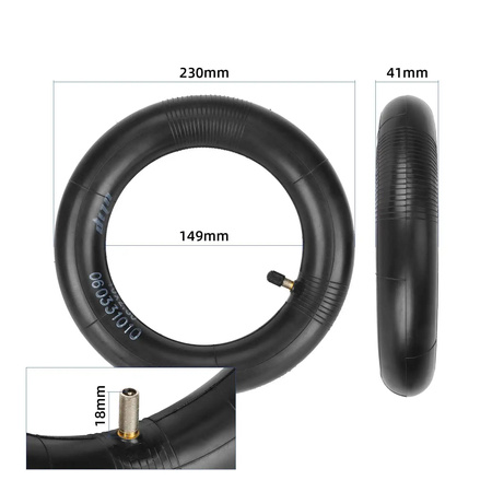 Wzmocniona dętka Ulip 10x2.5" do Kugoo M4/M4 Pro, Laotie L6, Zero 10X, Techlife X7, Dualtron T10