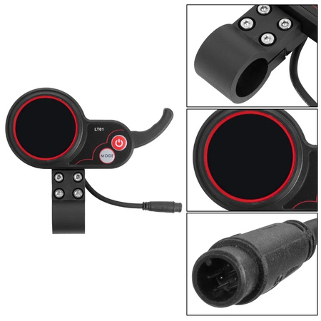 Wyświetlacz LT01 Złącze 6 pin do Kaabo Mantis 8 / 10 / Kaabo Wolf Warrior X / Kaabo Wolf Warrior11