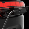 Smart kask z tylnym oświetleniem 7xLED w kolorze Różowym - rozmiar M