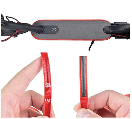 Taśma ochronna na podest do Xiaomi M365 / PRO / PRO 2 / 1S / Essential / Mi 3 - CZERWONY