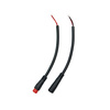 Przewód 10 cm z wtykiem Higo Red 2pin