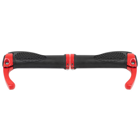 Gripy (chwyty) z rogami - black/red