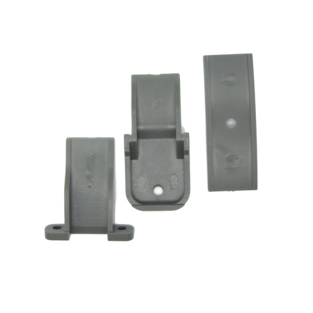 Zestaw 3szt wkładek wewnętrznych trzymających kabel tylnego światła do błotnika tylnego do Ninebot Max / Motus Scooty 10 (SZARY)