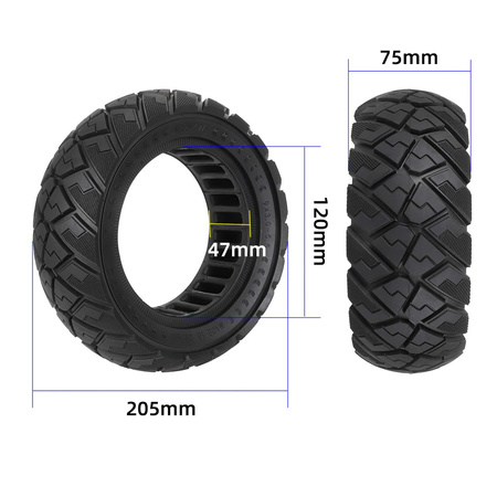 OPONA 9x3 (9x3.0-5.5) Bezdętkowa Półpełna do KuKirin G2 PRO 2024